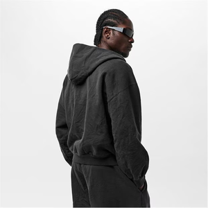 Stylish Pullover Lightweight Zip Hoodie <b>for</b> <b>Men</b> Plain Oversized Hoodie With <b>pouch</b> Pockets Heavy Cotton Hoodie - Product Image 5