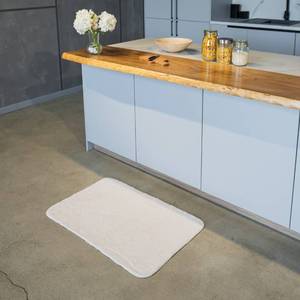 Alfombra de Piel Sintética de Felpa Color Marfil Moonbeam, Antideslizante, Suave, 60x50 cm - Product Image 3