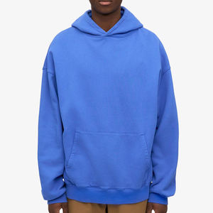 Sudaderas con capucha de gran tamaño boxy fit heavyweight pullover para hombres de alta calidad 100% algodón polar sol desteñido sudaderas con capucha y sudaderas - Product Image 1