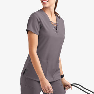 Uniforme d'allaitement personnalisé de haute qualité pour femmes vêtements hospitaliers tendance avec logo de broderie personnalisé Service OEM - Product Image 5