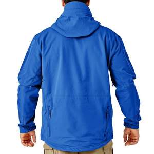 Chaqueta Softshell Ligera Impermeable para Hombre con Diseño Estampado con Cremallera, Talla Grande, Transpirable y Resistente al Viento para Aventuras al Aire Libre - Product Image 2