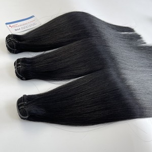 Grande vente!!! Cheveux vietnamiens bruts couleur naturelle os cheveux de trame droite peuvent être teints toutes les couleurs, longueur 6-36 pouces - Product Image 2