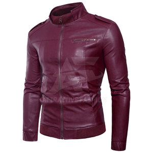 <b>Smart</b> Winter <b>Jacket</b> With Comfortable Inner Layer <b>For</b> Modern <b>Men</b> Leather <b>Jacket</b> Street Style - Product Image 2