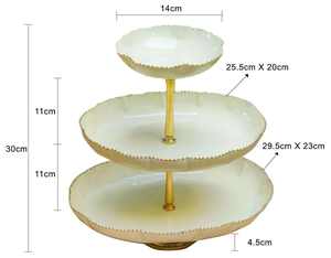 Support à gâteau décoratif en métal créatif à 3 niveaux, design de vélo, support à dessert et à cupcakes - Product Image 6