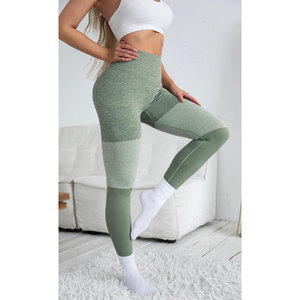 Top Trending Women's Gym Fitness <b>Leggings</b> Cotton Bamboo Anti-Bacterial Breathable Quick Dry High Elastic Waist <b>Thick</b> Knee-Length - Product Image 1
