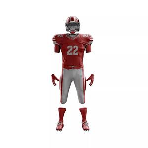 Maillot de football américain unisexe professionnel à manches courtes 100% polyester personnalisable respirant et à séchage rapide - Product Image 4