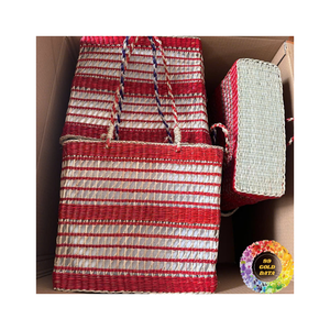 กระเป๋าชายหาดหญ้าทะเลที่มีสไตล์กระเป๋าฟางที่ทนทานมีกระเป๋าด้านในเหมาะสำหรับออกไปเที่ยวในฤดูร้อนและสิ่งจำเป็นในชีวิตประจำวัน - Product Image 6