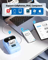 Phomemo M110 Mini imprimante d'étiquettes Imprimante d'étiquettes thermique portable sans fil pour les bijoux à code-barres en entreprise/à la maison