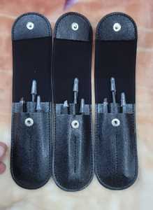 Pinces à épiler professionnelles de haute qualité en plasma noir, ciseaux à ressort, pointe inclinée, acier inoxydable, épilation des sourcils - Product Image 5