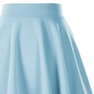 Falda Mini de Verano Informal Personalizada con Cintura Natural Morada, Plisada, Sólida, con Forro de Seguridad Ecológico, Uniforme Escolar - Product Image 2