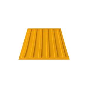 Pavimento Táctil de TPU Amarillo Ileritraffic de 40x40 cm con Montaje Epoxi para Discapacitados, con Franjas Direccionalmente Orientadas ILT9005 - Product Image 2