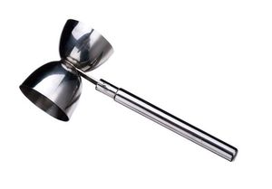 Jigger Profesional para Cócteles de Acero Inoxidable con Mango de Madera, Vaso Medidor para Bar |   Artículos de Bar Premium |   Venta al por Mayor - Product Image 3