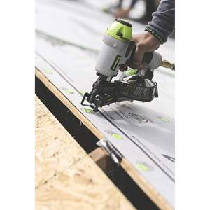 Cloueur pneumatique de 1 pouce pour sous-couche de toiture et membrane d'étanchéité, avec clous de 1 pouce en bobine collée - Product Image 3