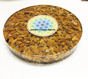 Produit le plus vendu : Sous-verres attrayants en onyx vert, produits en orgone faits à la main, vente en gros auprès d'un fabricant indien - Product Image 4