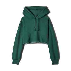 Influencer Pick Cropped Hoodie Mujer Manga larga Ligero Ajuste suave Ideal para salidas diarias Looks - Product Image 1