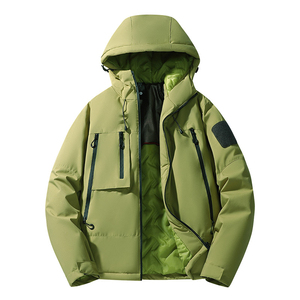 Cropped Intelligent Heating <b>Warm</b> Men's <b>Jackets</b> Windproof <b>Waterproof</b> Stain-resistant Custom Cotton <b>Jackets</b> for Men 2025 - Product Image 1