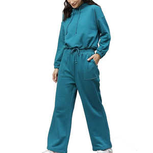 Conjuntos Deportivos Ligeros para Mujer, Servicio OEM, Corte Regular, 100% Algodón, Invierno para Adultos, Conjuntos de Sudadera con Capucha al por Mayor - Product Image 4