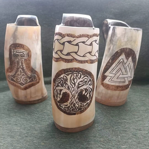 100% taza de cuerno de búfalo de calidad premium con karvin - Product Image 1