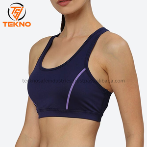 Vente en gros de soutien-gorge de sport pour femmes pour la salle de sport vêtements de sport respirant femmes dos croisé soutien élevé soutien-gorge de sport de yoga pour femmes - Product Image 2