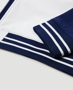 Veste de sport à capuche personnalisée avec logo personnalisé en polyester 100% Fermeture éclair personnalisée Veste de baseball cousue ou imprimée - Product Image 4