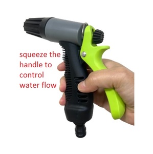 ปืนฉีดน้ำในสวนที่มีรูปแบบสเปรย์แบบปรับได้หัวฉีดแบบนุ่ม-วัสดุพลาสติก - Product Image 2