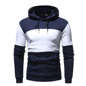 Marque de mode hommes pull à capuche décontracté haute qualité Polyester coton couleur unie sweat à manches longues taille 6XL imprimer - Product Image 4