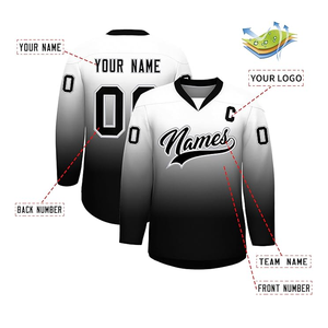 Alta calidad transpirable nuevo diseño personalizado Hockey Jerseys nombre del equipo 100% poliéster Hockey uniformes - Product Image 3