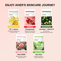 Masque facial hydratant aux fruits, masque facial au collagène, cosmétiques coréens, soin nourrissant de la peau, masque facial