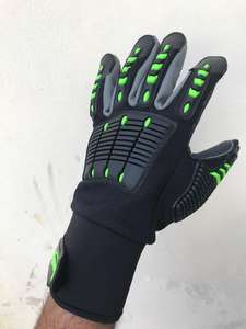 Wholesale Popular Heavy Duty Work Gloves, Oil Gas Resistant Work Gloves, Cut Resistant <b>TPR</b> Impact Utility Gloves - Product Image 5