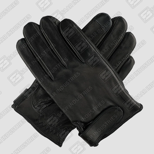 Gants en cuir thermiques d'hiver de haute qualité, personnalisables, avec service OEM, résistants au vent, écran tactile simple, pour une utilisation en extérieur - Product Image 5