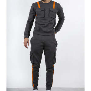 Collection Hiver Vente en gros Ensemble de pantalons de survêtement en coton 100% Ensemble de survêtements de haute qualité imprimés sur mesure pour hommes Conception personnalisée - Product Image 1