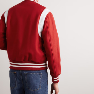 Veste d'hiver personnalisée motif lettre rue principale 100% laine coupe-vent trois-en-un costume d'extérieur domestique veste universitaire pour hommes - Product Image 4