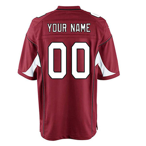 Maillot de football américain noir blanc personnalisé nom numéro personnalisé hommes ajustement maille tissu équipe uniforme court antibactérien - Product Image 2