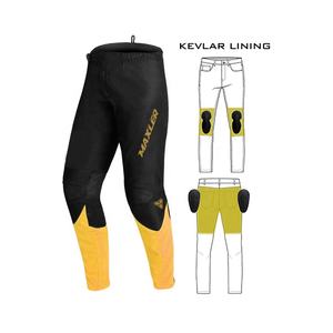 Motorcycle riding trousers using durable textile fabric to deliver abrasion resistance and CE level 1 arrmor - Product Image 1