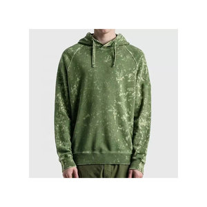 Vente en gros de sweats à capuche d'hiver lavés à l'acide pour hommes 100% coton polaire confortable avec logo personnalisé - Product Image 1