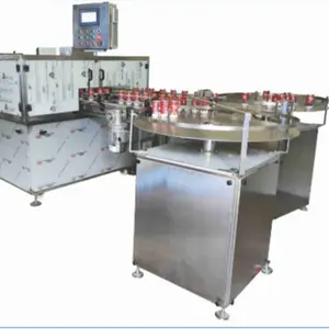 Fully Proven Automatic Rotary Type Double Head Tin Filling & Seaming Machine for Liquid Vegetable Ghee from Indian Manufacturer