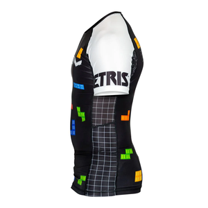 Rashguard de BJJ pour hommes fabriqué au Pakistan, en spandex/polyester, couleur/logo personnalisés, manches longues/courtes, dernier style 2024 - Product Image 3