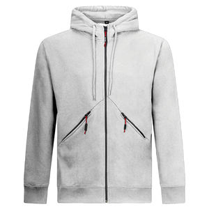 เสื้อมีฮู้ดแบบสวมหัวแฟชั่นลำลองของผู้ชายเสื้อโค้ทมีฮู้ดแบบมีซิประบายอากาศได้ดีผ้าฝ้ายสวมใส่สบายสำหรับฤดูหนาว - Product Image 1