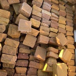 Wholesale Modern <strong>Multicolor</strong> <strong>Sandstone</strong> Tumbled Cobble Stone <strong>Pavers</strong> For Driveway Park Outdoor - Product Image 5