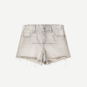 Pantalones cortos de mezclilla rectos informales para mujer con decoraciones multibolsillos Diseño transpirable JORTS - Product Image 5