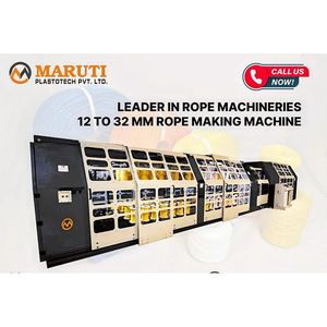 Máquina para Hacer Cuerdas de Plástico Maruti MTR 1232/4104 con Capacidad de 1000 Kg/Hr y Motor - Product Image 4