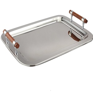 Plato de servir hecho a mano para decoración de mesa de fiesta de boda restaurante y bandeja de servicio de catering a precio económico - Product Image 3