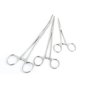 Pinzas Hemostáticas Manuales de Acero Inoxidable de Alta Precisión para Procedimientos Quirúrgicos, Dentales y Veterinarios - Product Image 3