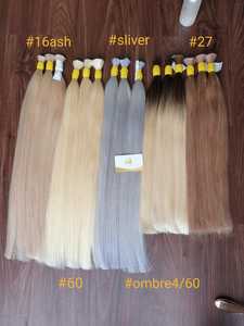 Cheveux Remy naturels lisses de qualité supérieure Minh Khang, cheveux vierges non traités, doux et soyeux, de luxe, 100 g - Product Image 5