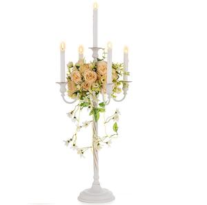 Candélabre de luxe fait à la main nouveau design de haute qualité en laiton métal candélabre bougeoir pour la décoration de mariage - Product Image 6