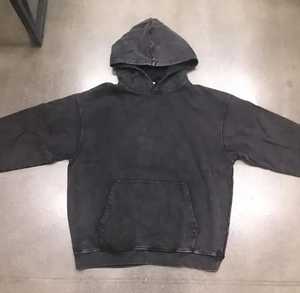 Alta calidad 500 Gsm hombres algodón grueso pesado ácido lavado pulóver Sudadera con capucha de gran tamaño polar gota hombro Sunfaded estilo invierno - Product Image 5