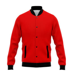 Veste de baseball classique haut de gamme entièrement personnalisable, chaude en laine pour l'hiver, coupe-vent, respirante, écologique, vestes personnalisées - Product Image 1