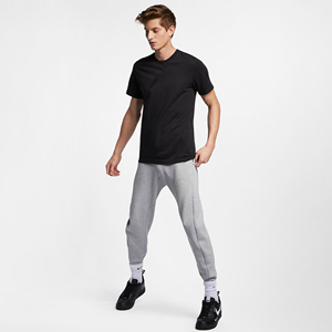 High Quality Production Standards Customized <b>Check</b> T-<b>Shirt</b> Anti-Shrink 100% Cotton Black Men's Sport T-<b>Shirt</b> For Export - Product Image 4