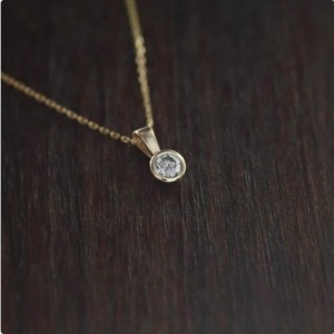 จี้เพชรโมอิสซาไนต์ทรงกลม 6 มม. ไม่มีสี ตัวเรือนเงินแท้ 925  ความใส VVS ปราศจากนิกเกิล สำหรับผู้หญิง ฉลองวันครบรอบแต่งงาน - Product Image 3