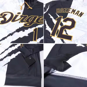 Jersey de deportes electrónicos con logotipo personalizado para hombre, sudadera, Top deportivo informal con uniforme de entrenamiento bordado, Sudadera con capucha OEM - Product Image 4